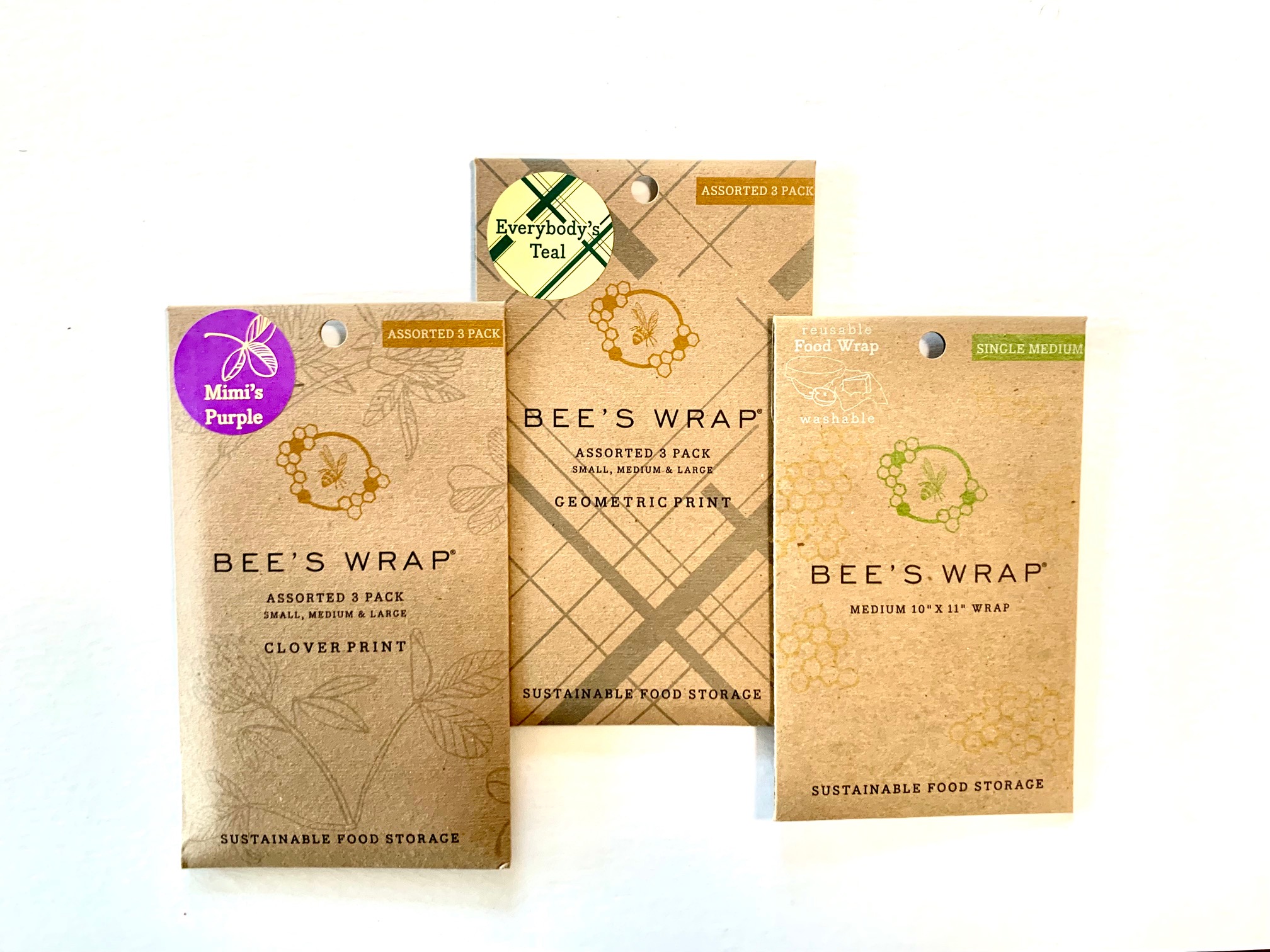 Bees Wrap: Wrap 3pack Meadow Magic, 6 Ea