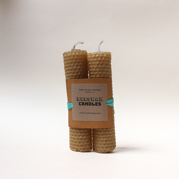 Picture of Pair of Rolled Beeswax Candles